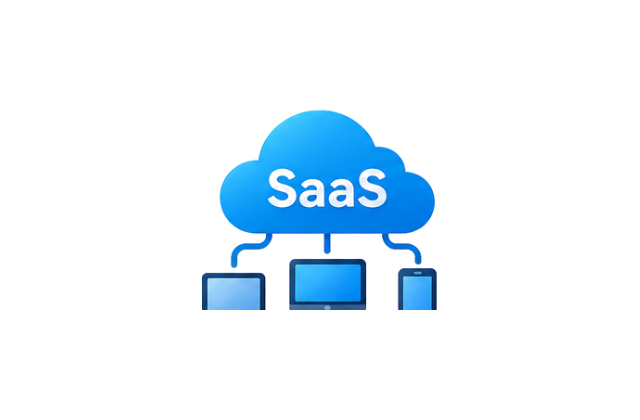 Saas service illustration